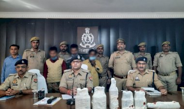 दो डीसीएम में लदी एक करोड़ की अवैध अंग्रेजी शराब संग तीन तस्कर गिरफ्तार