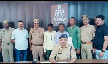 लालगंज में तीन शातिर वाहन चोर गिरफ्तार, चोरी की 12 बाइक सहित अन्य पार्ट बरामद