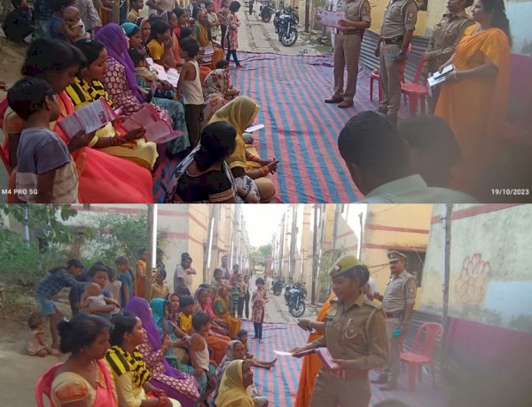 मिशन शक्ति के तहत महिलाओं को किया जागरूक पुलिस को अपने परिवार का सदस्य समझे हर समस्या में प्रयागराज पुलिस आपके साथ- मनोज कुमार सिंह