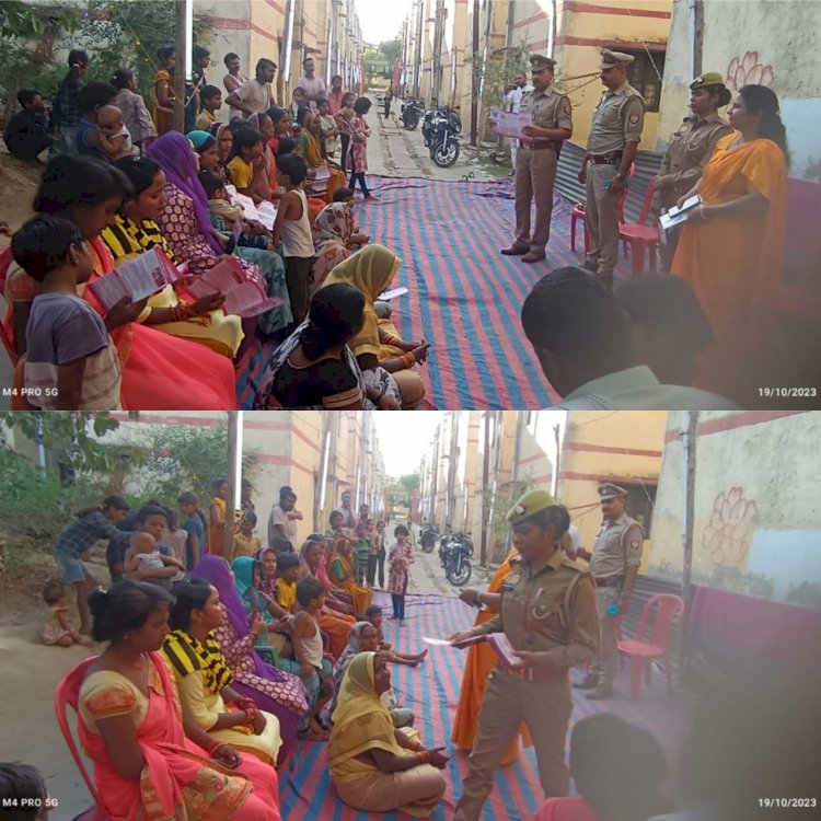 मिशन शक्ति के तहत महिलाओं को किया जागरूक पुलिस को अपने परिवार का सदस्य समझे हर समस्या में प्रयागराज पुलिस आपके साथ- मनोज कुमार सिंह